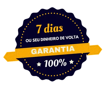 Garantia de 7 dias ou seu dinheiro de volta